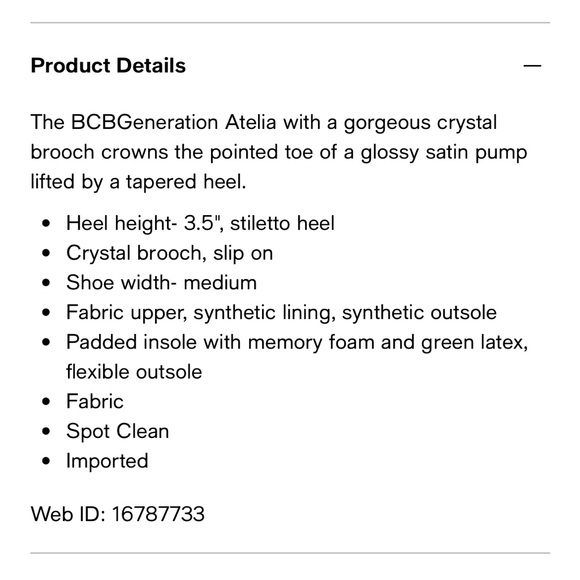 BCBGeneration Women's Atelia Crystal Brooch Slip-On Pumps - Picture 8 of 8